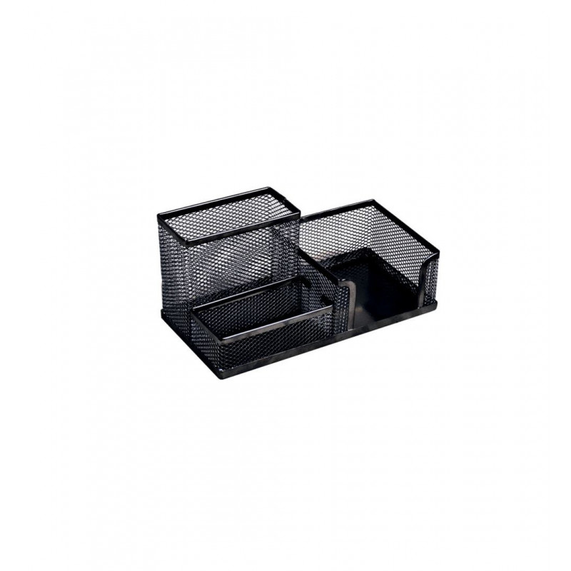 SUPORT BIROU 3 COMPARTIMENTE ECADA NEGRU 95003N