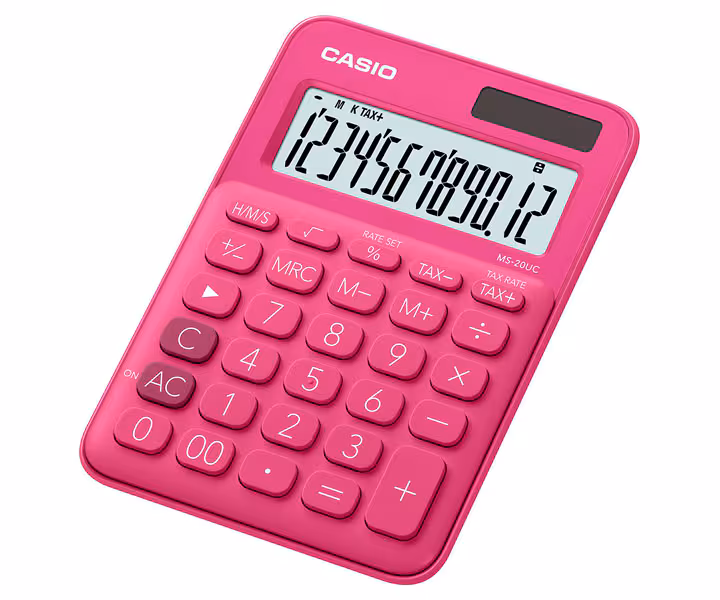 CALCULATOR CASIO MS-20UC-RD