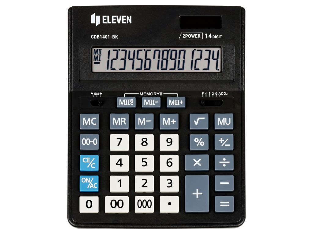 CALCULATOR ELEVEN CDB1401-BK
