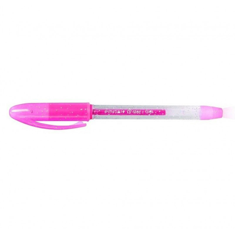 PIX PENSAN GEL GLITTER ROZ