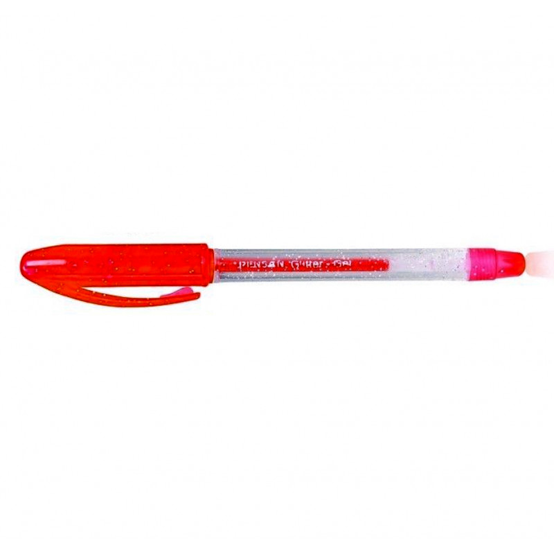PIX PENSAN GEL GLITTER ROSU