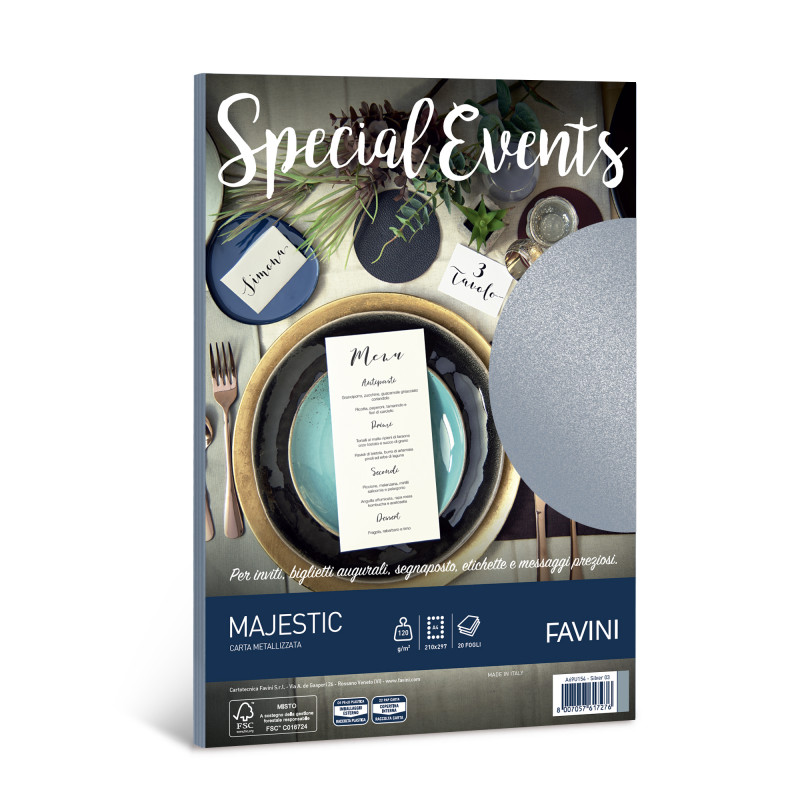 CARTON METALIZAT 120G/MP A4 20COLI AG SPECIAL EVENTS FAVINI