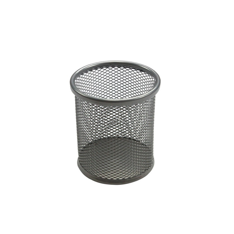 SUPORT BIROU CILINDRIC ECADA ARGINTIU 95001AG